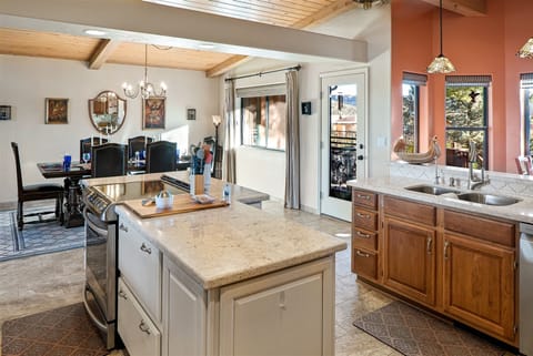 A view of the dining area