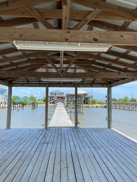 View of house from pier. 