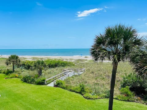 Beach access is available behind the building!