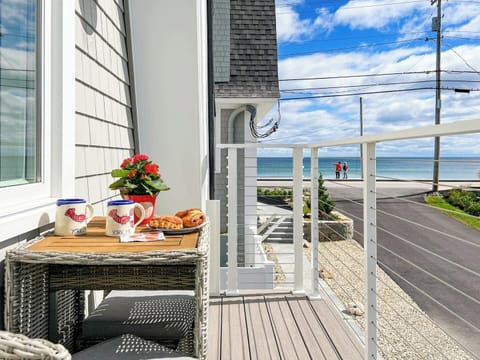 Welcome to our stunning home that opens out to an ocean-view deck!