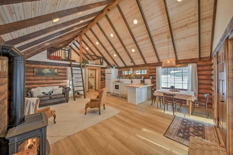 Living Area | Open Layout | Cathedral Ceiling