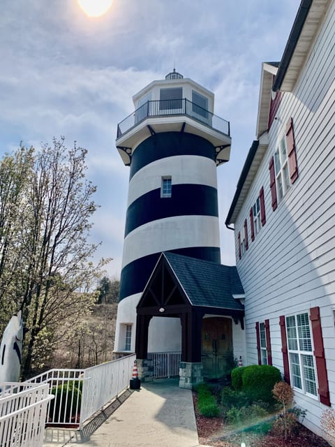 Climb the 63-foot lighthouse to take in the view of SPV village