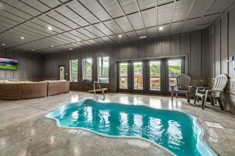 Pool room with a view!