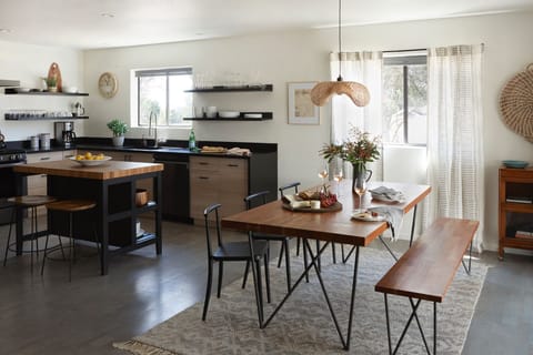 Kitchen and Dining Area with Open Floorplan