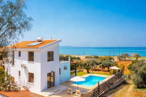 Beautiful villa with private pool, terrace, and garden with panoramic sea views