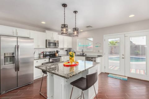 An open style kitchen for your next gourmet meal!