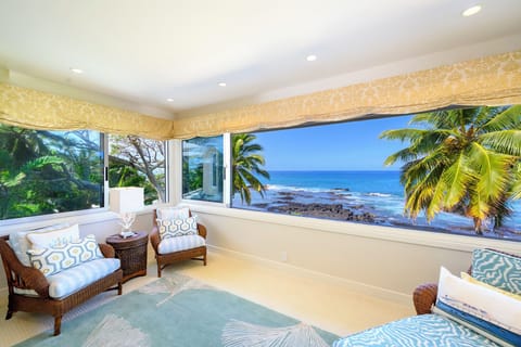 Breath taking views from the Beach King Master suite