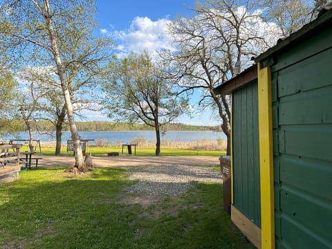 View from Cabin 2.5 facing Seventh Crow Wing Lake