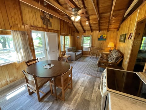 Cabin 2.5's kitchen/dining area
