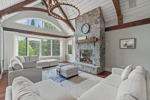 Great Room, fire place, great spot to lounge with friends, and family gathering