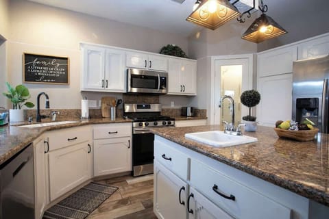 Prepare your favorite dishes in this spacious and well-appointed kitchen!