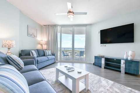 The Palms of Destin 2911 - Living Area with Private Balcony