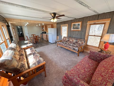 Cabin 10's living room