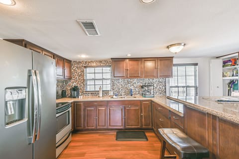 Large fully equipped kitchen