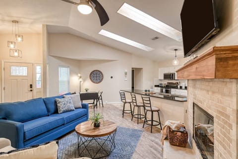 This stunning open floor plan allows the whole family to enjoy time together.