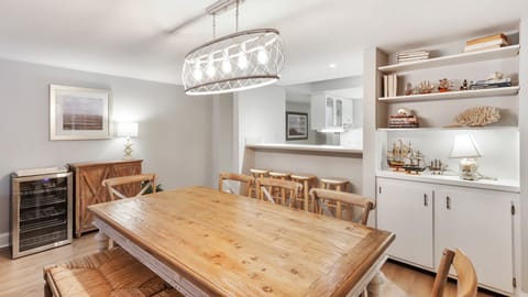 Dining Table seats 8 with 4 barstools as well