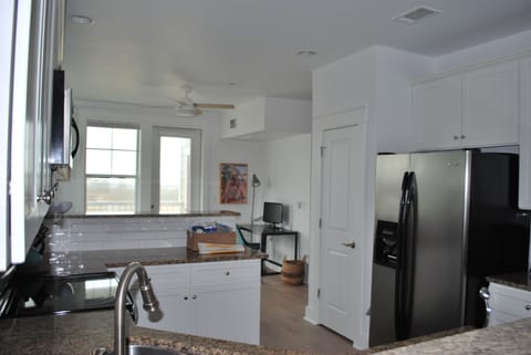 Kitchen is ready for all meals or just quick snacks.