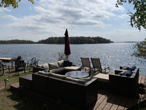 Enjoy the outdoor seating 