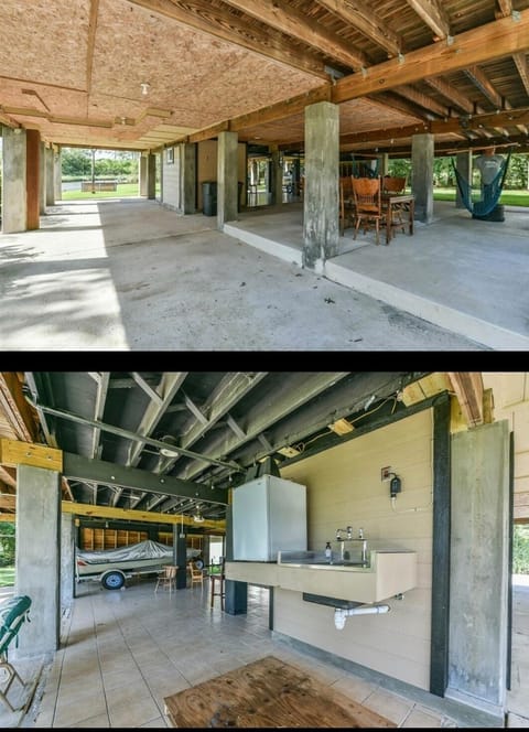 Outdoor Sink to clean your fish!