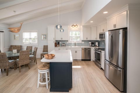 Spacious brand new fully stocked kitchen 