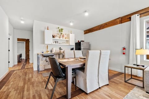 Our 6-top table is perfect for enjoying a meal or some healthy competition over a board game.