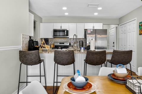 Fully equipped kitchen with all essentials and a full coffee station