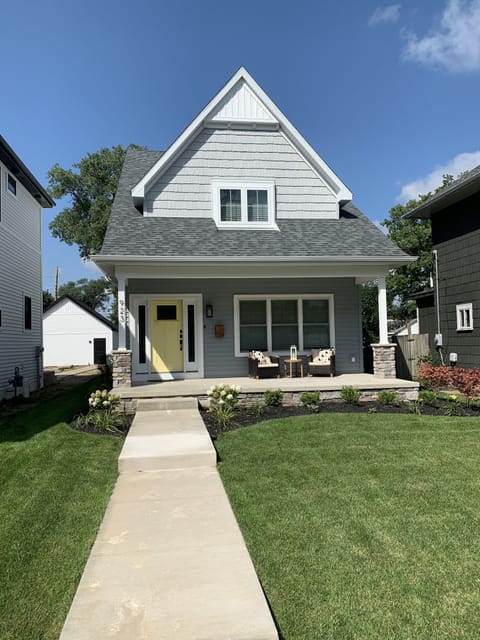 Two story home with a basement.
