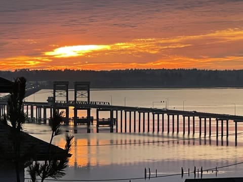 View from the house of the bay