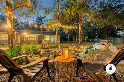 Fire Pit at Night