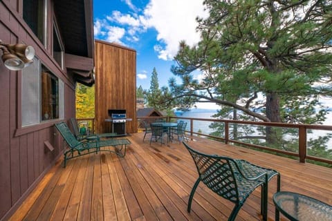 Upstairs Deck Facing Lake Tahoe