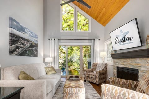 Bright open living space for family time