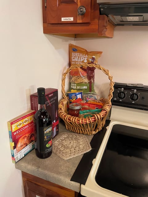 Complimentary snacks. 