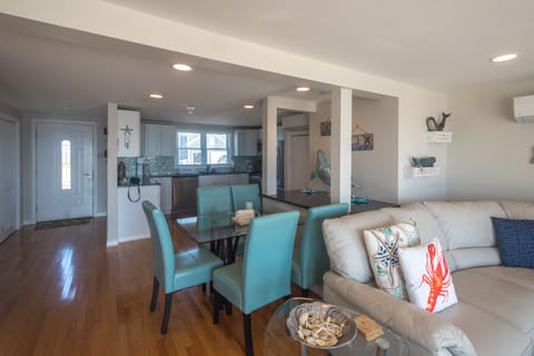 Enjoy the gleaming hardwood floors and air-conditioning throughout.