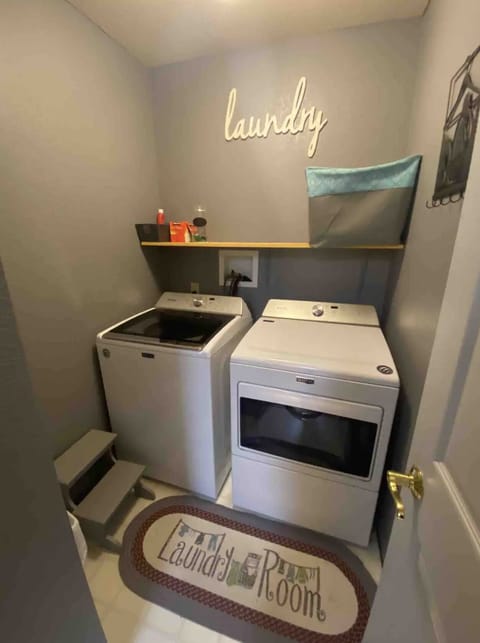 New washer and dryer