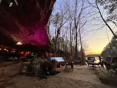 The mouth of the Cave near sunset...