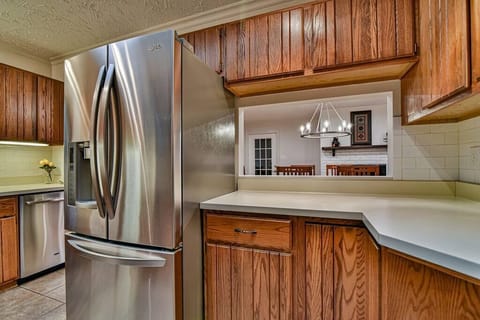 The extra countertop space is great for cooking and serving!