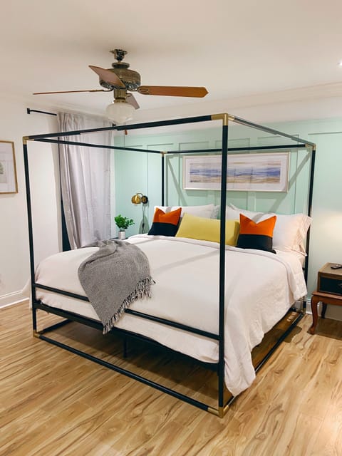 Master Bedroom with comfortable King Bed 
