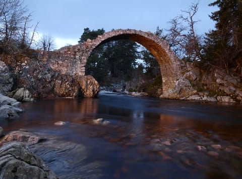 300 year old Packhorse Bridge in Carrbridge