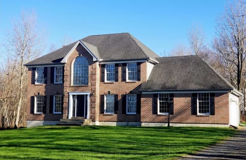 Our beautiful home is modern and spacious but is nestled quietly on a back road