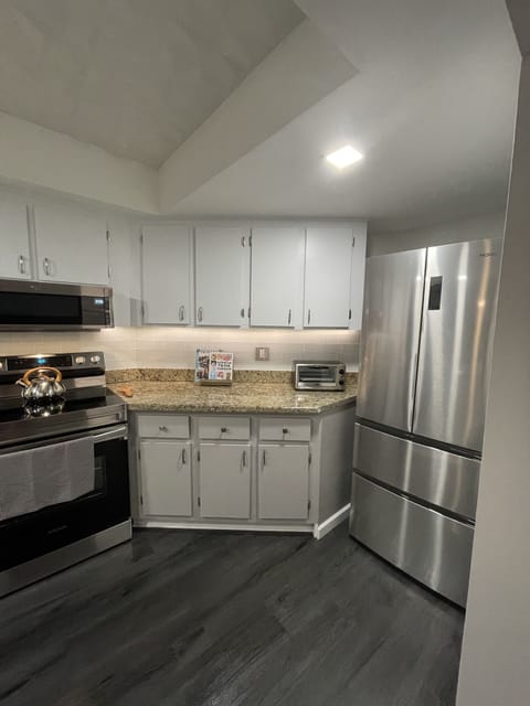 Stainless steel new appliances. 