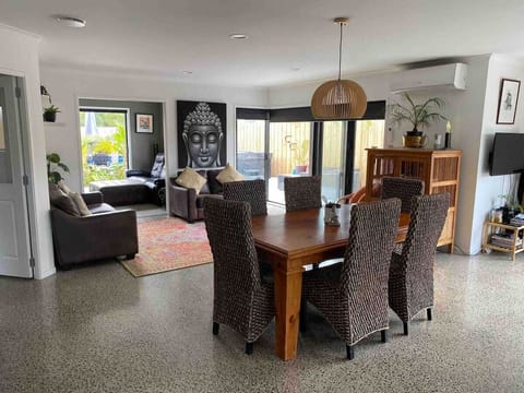 Open plan living area of Main House