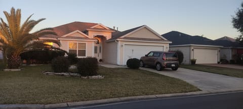 The house at sunset!