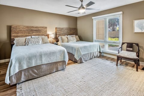 Guest BR has two queen beds