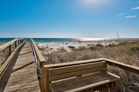 Only a 3 MInute Walk on the Private Boardwalk to the Beautiful White Sandy Beach