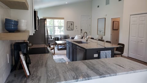 View from the dining room to the front of the home.