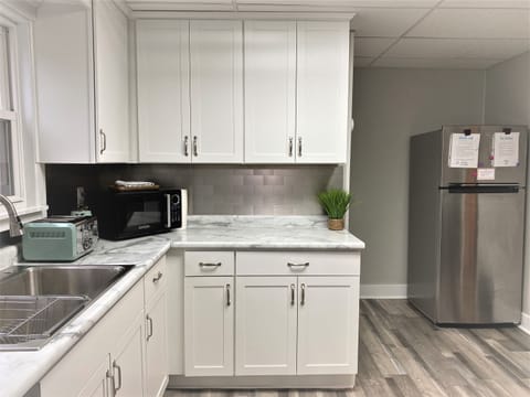 Full size refrigerator to store food for the entire family