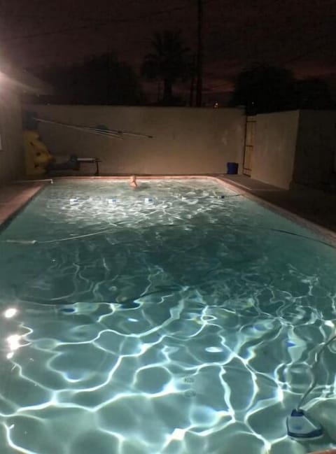 Night time swim