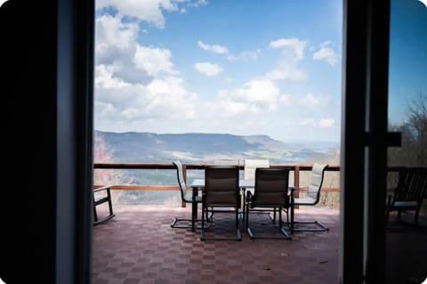 Spectacular view from large walk out patio off main living/dining area.