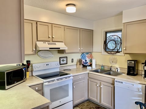 Fully stocked kitchen