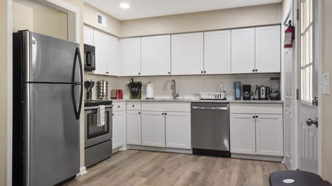 Fully stocked kitchen ready to make you feel at home!